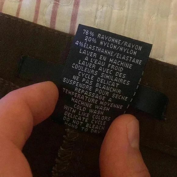 Elastic fabric( 76%rayon & 20%nylon) Chocolate colour  denim jeans for ladies - Picture 11 of 11